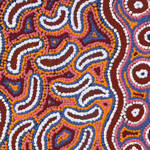 Aboriginal Artwork by Joy Napangardi Michaels, Lappi Lappi Jukurrpa, 61x46cm - ART ARK®