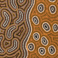 Aboriginal Artwork by Joy Napangardi Michaels, Lappi Lappi Jukurrpa, 91x76cm