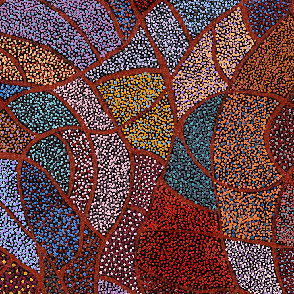 Aboriginal Artwork by Judy Miller, Ninuku Tjukurpa, 122x61cm - ART ARK®