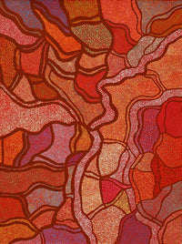 Aboriginal Artwork by Judy Miller, Ninuku Tjukurpa, 122x91cm