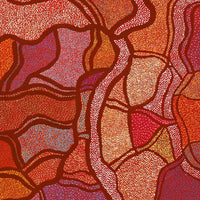 Aboriginal Artwork by Judy Miller, Ninuku Tjukurpa, 122x91cm