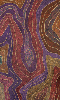 Aboriginal Artwork by Judy Miller, Ninuku Tjukurpa, 152x91cm