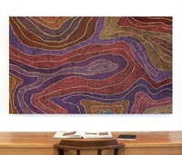 Aboriginal Artwork by Judy Miller, Ninuku Tjukurpa, 152x91cm
