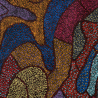 Aboriginal Artwork by Judy Miller, Ninuku Tjukurpa, 91x61cm