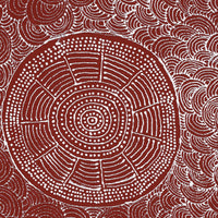 Aboriginal Artwork by Julie Napaljarri Dempsey, Pikilyi Jukurrpa (Vaughan Springs Dreaming), 61x30cm