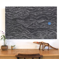 Aboriginal Artwork by Justinna Napaljarri Sims, Yanjirlpirri or Napaljarri-Warnu Jukurrpa (Star or Seven Sisters Dreaming), 122x76cm