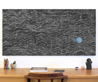 Aboriginal Artwork by Justinna Napaljarri Sims, Yanjirlpirri or Napaljarri-Warnu Jukurrpa (Star or Seven Sisters Dreaming), 152x76cm