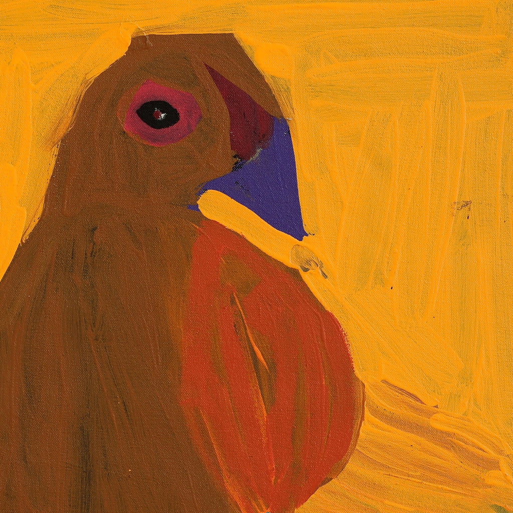 Aboriginal Artwork by Karen Napaljarri Barnes, Bird, 61x46cm