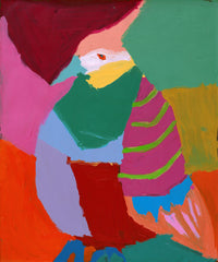 Aboriginal Artwork by Karen Napaljarri Barnes, Jurlpu kuja kalu nyinami Yurntumu-wana (Birds that live around Yuendumu), 91x76cm