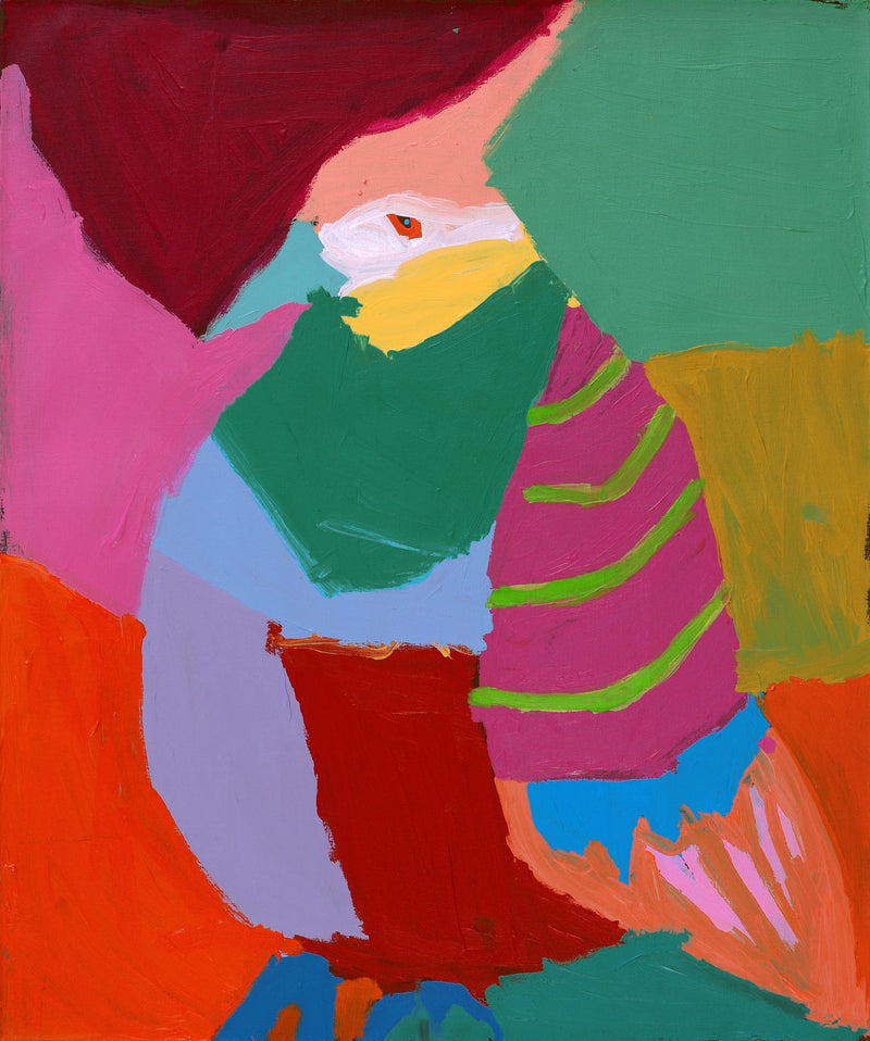 Aboriginal Artwork by Karen Napaljarri Barnes, Jurlpu kuja kalu nyinami Yurntumu-wana (Birds that live around Yuendumu), 91x76cm