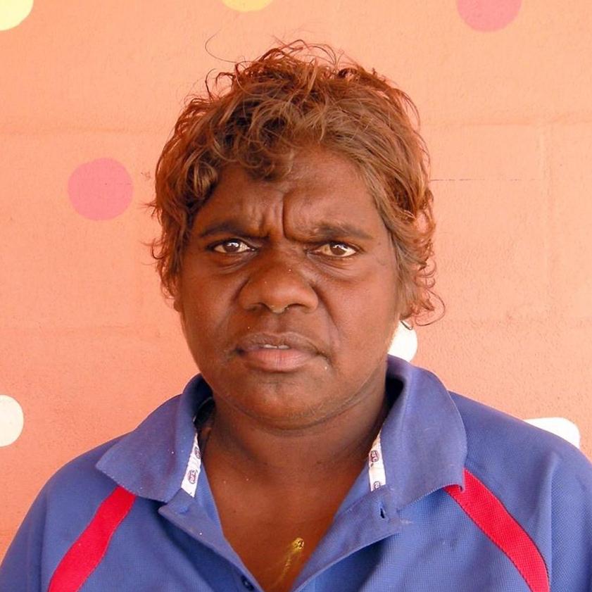 Aboriginal Artwork by Karen Napaljarri Barnes, Jurlpu kuja kalu nyinami Yurntumu-wana (Birds that live around Yuendumu), 91x76cm