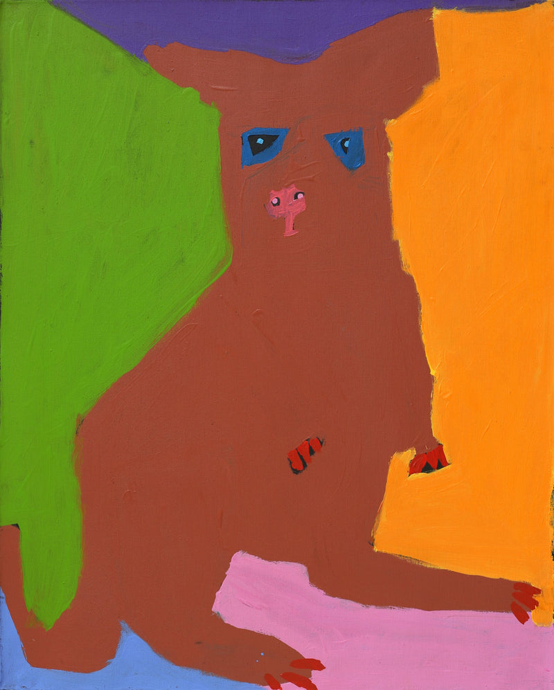 Aboriginal Artwork by Karen Napaljarri Barnes, Kangaroo, 76x61cm