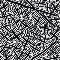 Aboriginal Artwork by Kenneth Jungarrayi Martin, Ngatijirri Jukurrpa (Budgerigar Dreaming), 122x30cm