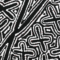 Aboriginal Artwork by Kenneth Jungarrayi Martin, Ngatijirri Jukurrpa (Budgerigar Dreaming), 30x30cm