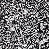 Aboriginal Artwork by Kenneth Jungarrayi Martin, Ngatijirri Jukurrpa (Budgerigar Dreaming), 61x61cm