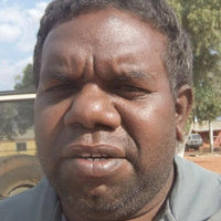 Aboriginal Artwork by Kenneth Jungarrayi Martin, Ngatijirri Jukurrpa (Budgerigar Dreaming), 91x46cm