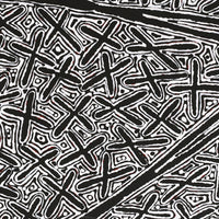 Aboriginal Artwork by Kenneth Jungarrayi Martin, Ngatijirri Jukurrpa (Budgerigar Dreaming), 91x61cm