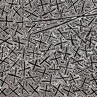 Aboriginal Artwork by Kenneth Jungarrayi Martin, Ngatijirri Jukurrpa (Budgerigar Dreaming), 91x91cm