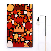 Aboriginal Artwork by Keturah Zimran, Puli Puli - Rocks, 122x71cm