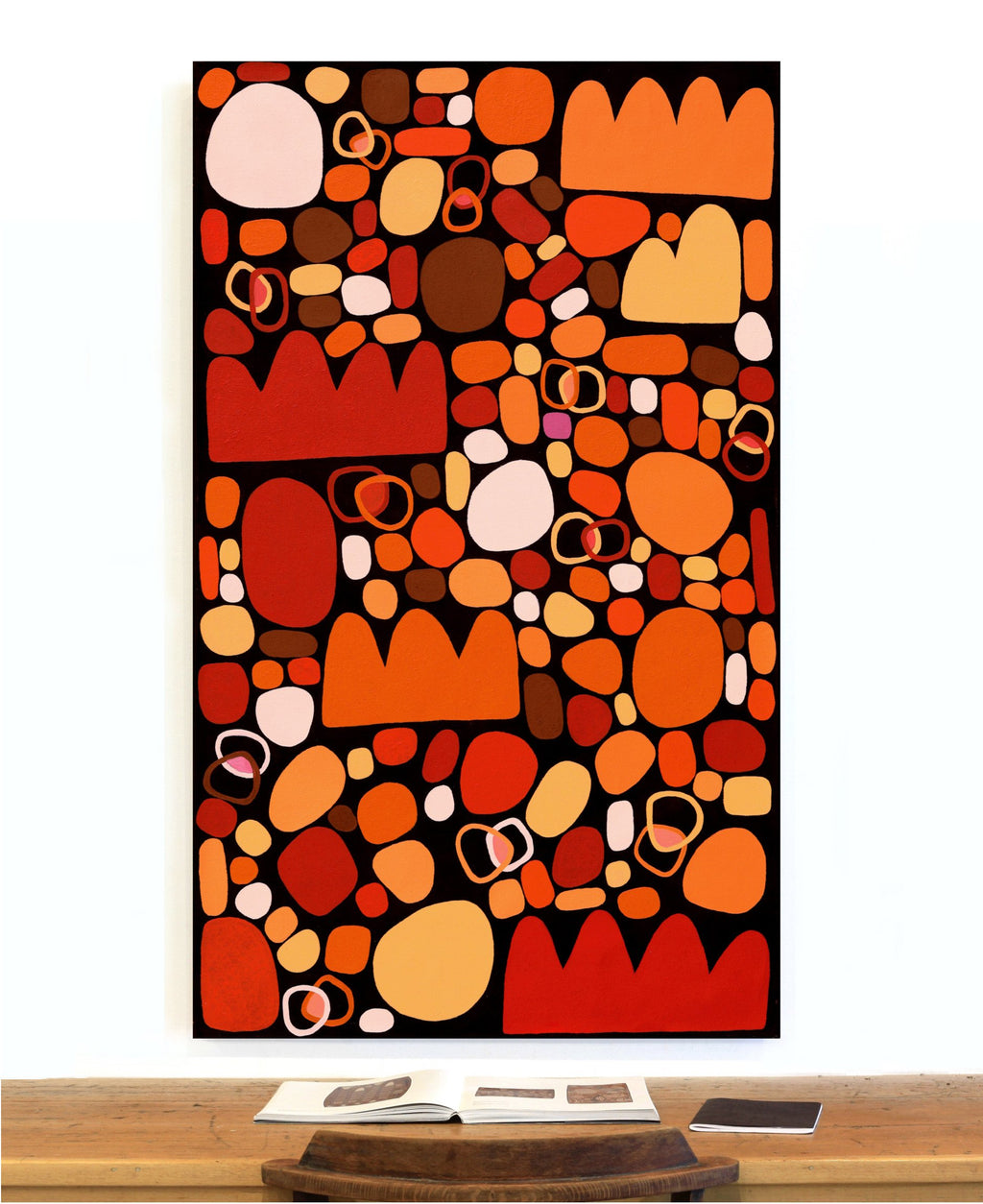 Aboriginal Artwork by Keturah Zimran, Puli Puli - Rocks, 153x92cm