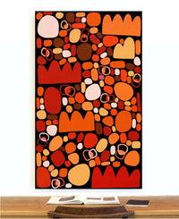 Aboriginal Artwork by Keturah Zimran, Puli Puli - Rocks, 153x92cm