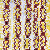 Aboriginal Artwork by Kutungka Napanangka, Hunting Brown Snake, 153x82cm