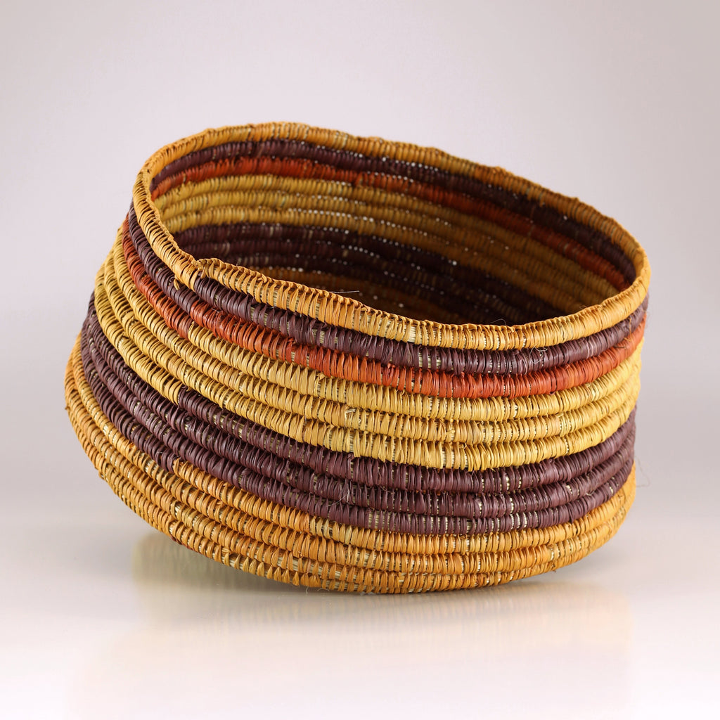 Aboriginal Artwork by Laklak #1 Marika, Bathi (woven basket) - ART ARK®