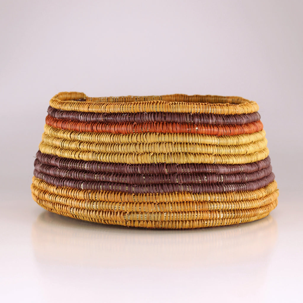 Aboriginal Artwork by Laklak #1 Marika, Bathi (woven basket)
