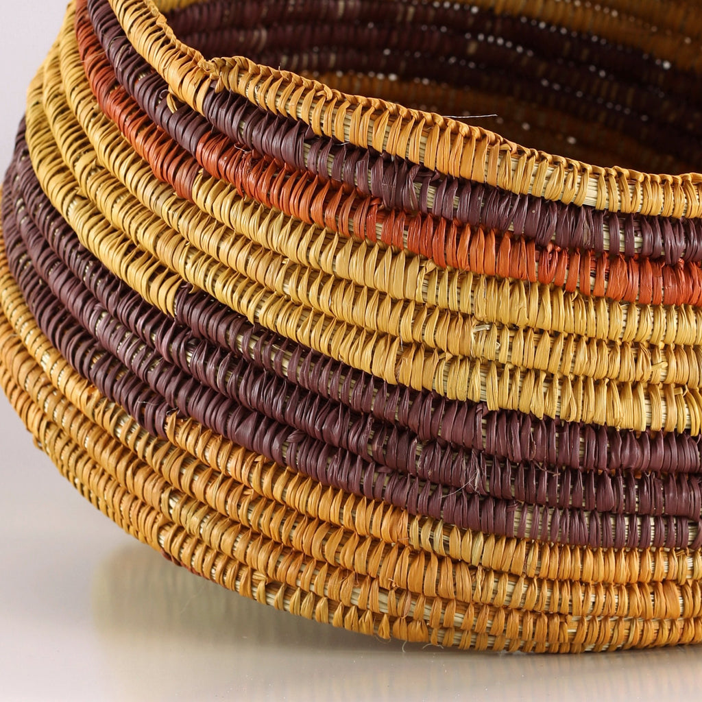 Aboriginal Artwork by Laklak #1 Marika, Bathi (woven basket)