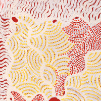 Aboriginal Artwork by Leonie Napaltjarri Kamutu, Papa Tjukurrpa (Dog Dreaming), 75x50cm