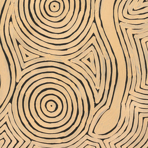 Aboriginal Artwork by Leston Japaljarri Spencer, Warna Jukurrpa (Snake Dreaming), 76x61cm - ART ARK®