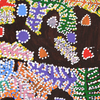 Aboriginal Artwork by Linda Ngitjanka, Alkipi Country, 116x71cm