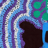 Aboriginal Artwork by Linda Ngitjanka, Honey Grevillea, 76x71cm