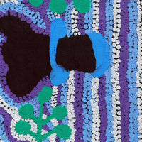 Aboriginal Artwork by Linda Ngitjanka, Honey Grevillea, 76x71cm