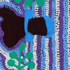 Aboriginal Art by Linda Ngitjanka, Honey Grevillea, 76x71cm - ART ARK®