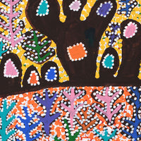 Aboriginal Artwork by Linda Ngitjanka, Puli at Alkipi, 112x71cm