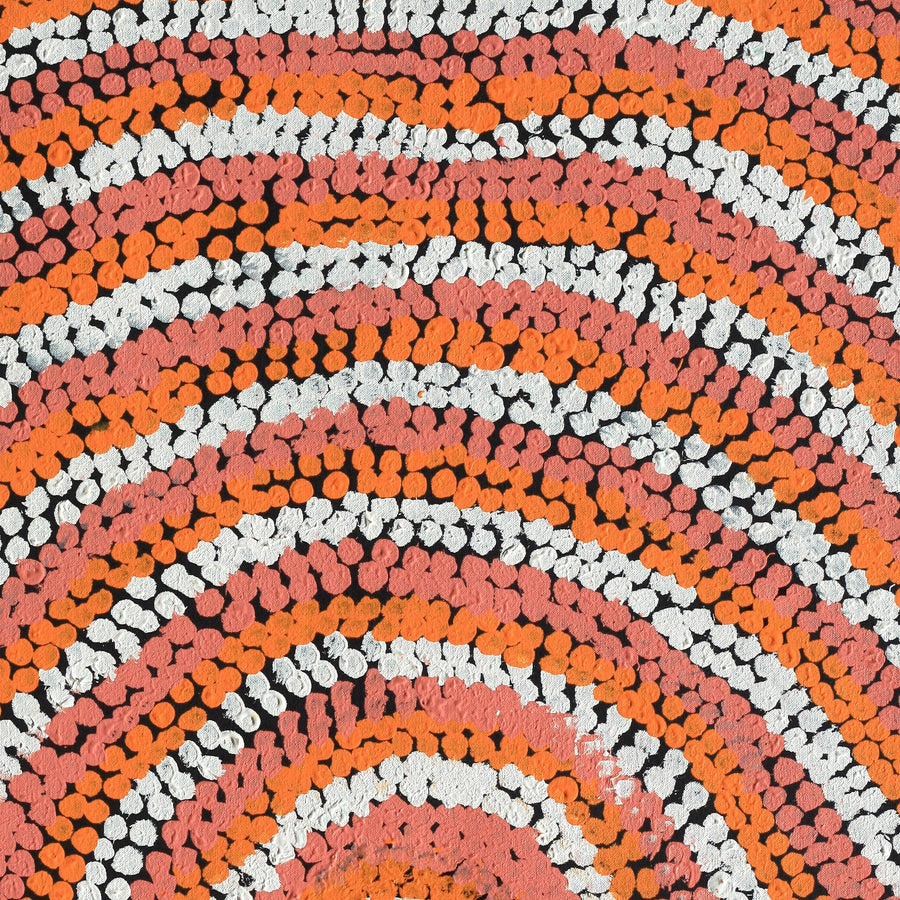 Aboriginal Artwork by Linda Ngitjanka, Yawalyurru at Alkipi, 122x91cm