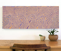 Aboriginal Art by Lisa Multa, Tali at Kungkayunti, 100x40cm - ART ARK®