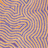 Aboriginal Art by Lisa Multa, Tali at Kungkayunti, 100x40cm - ART ARK®