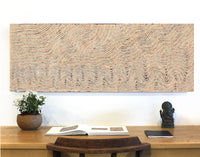 Aboriginal Artwork by Lisa Multa, Tali at Kungkayunti, 122x45cm