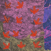 Aboriginal Artwork by Lloyd Jampijinpa Brown, Yankirri Jukurrpa (Emu Dreaming) - Ngarlikurlangu, 122x61cm