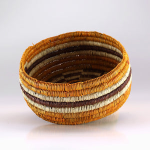 Aboriginal Artwork by Malkuwili Yunupiŋu, Bathi (woven basket) - ART ARK®