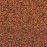 Aboriginal Artwork by Margaret Donegan, Kungkarangkalpa (Seven Sisters Story), 122x45cm