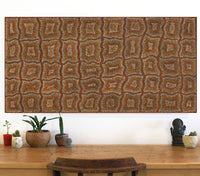 Aboriginal Artwork by Margaret Donegan, Kungkarangkalpa (Seven Sisters Story), 122x61cm