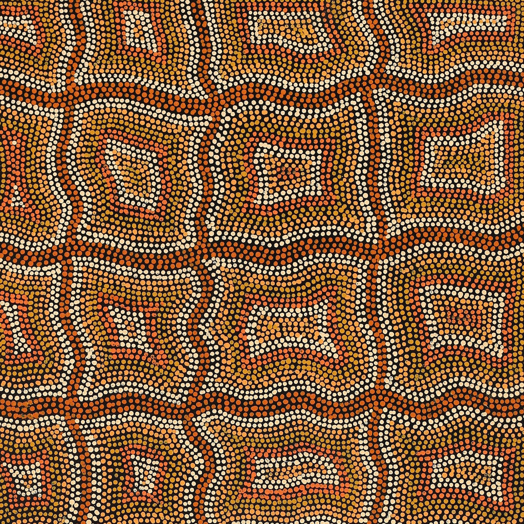 Aboriginal Artwork by Margaret Donegan, Kungkarangkalpa (Seven Sisters Story), 122x61cm