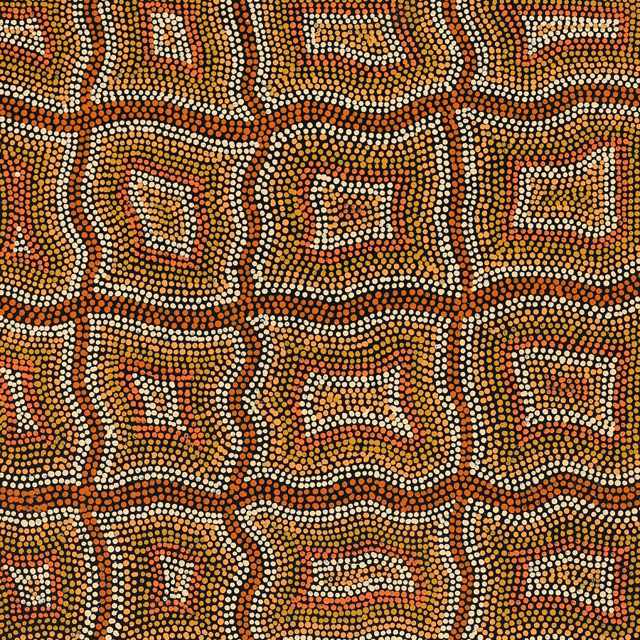 Aboriginal Artwork by Margaret Donegan, Kungkarangkalpa (Seven Sisters Story), 122x61cm