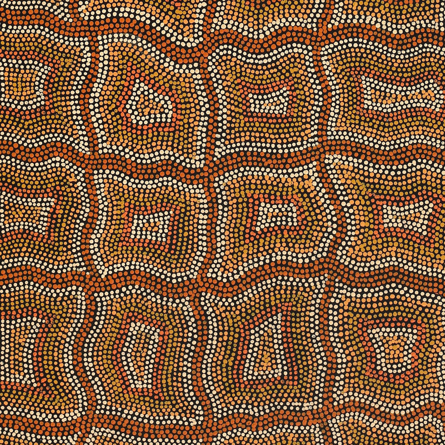 Aboriginal Artwork by Margaret Donegan, Kungkarangkalpa (Seven Sisters Story), 122x61cm