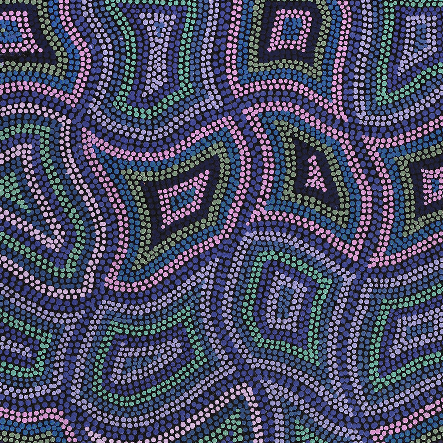 Aboriginal Artwork by Margaret Donegan, Kungkarangkalpa (Seven Sisters Story), 91x61cm