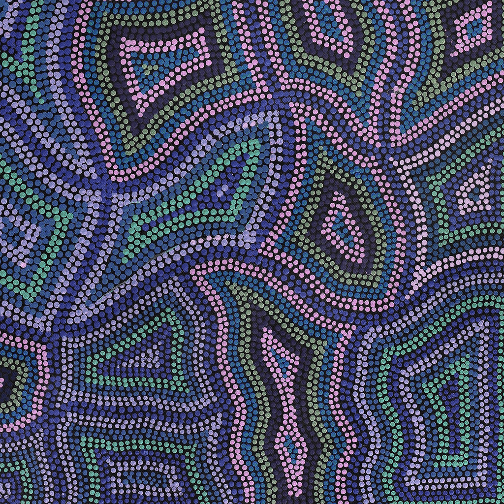 Aboriginal Artwork by Margaret Donegan, Kungkarangkalpa (Seven Sisters Story), 91x61cm
