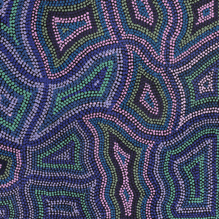 Aboriginal Artwork by Margaret Donegan, Kungkarangkalpa (Seven Sisters Story), 91x61cm